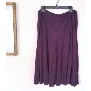 Purple Cato Swing Skirt